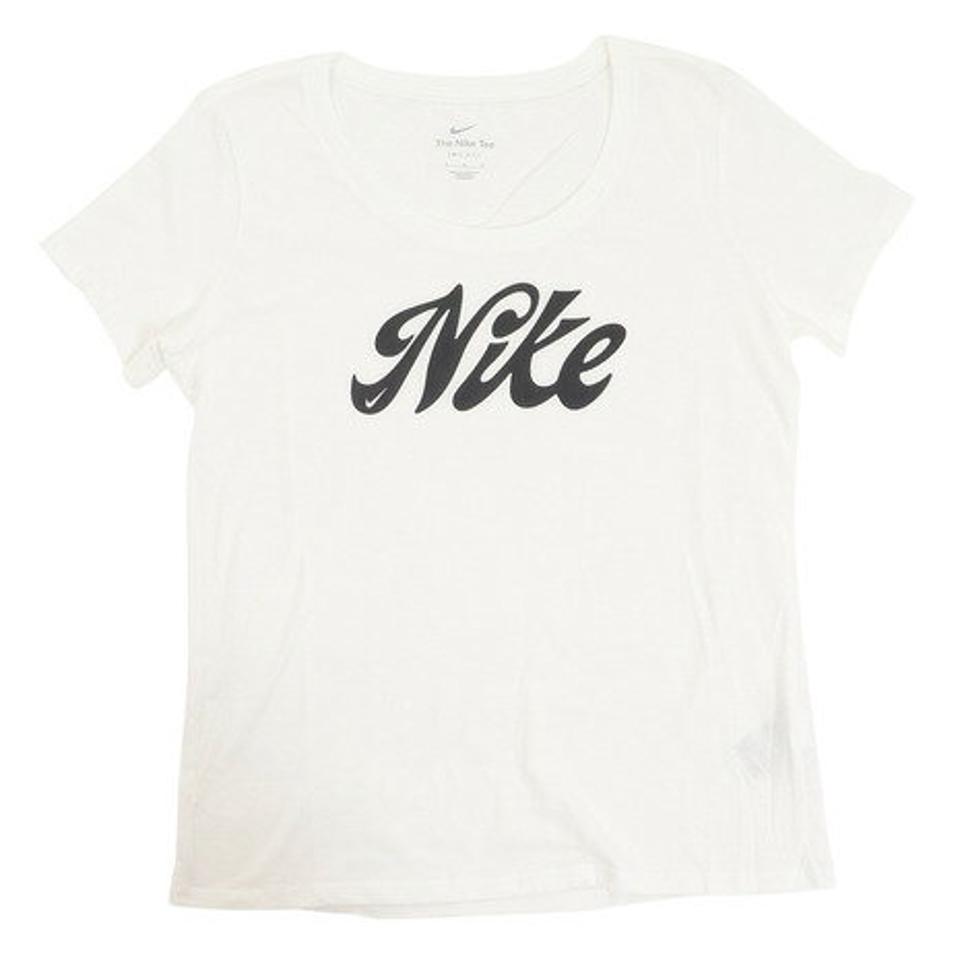 ナイキ(NIKE)(レディース)半袖Tシャツ レディース 白ドライフィット FD2987-100