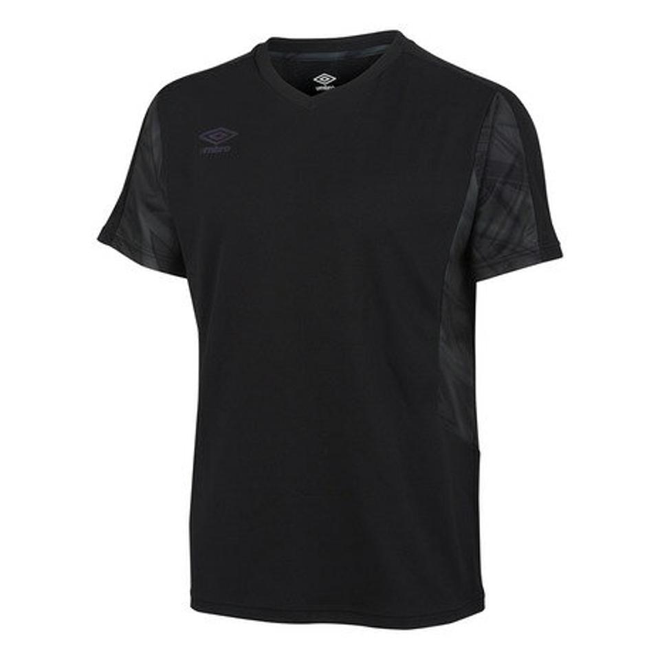 アンブロ（UMBRO）（メンズ）サッカーウェア グラフィック半袖シャツ UUUTJA52 BLK