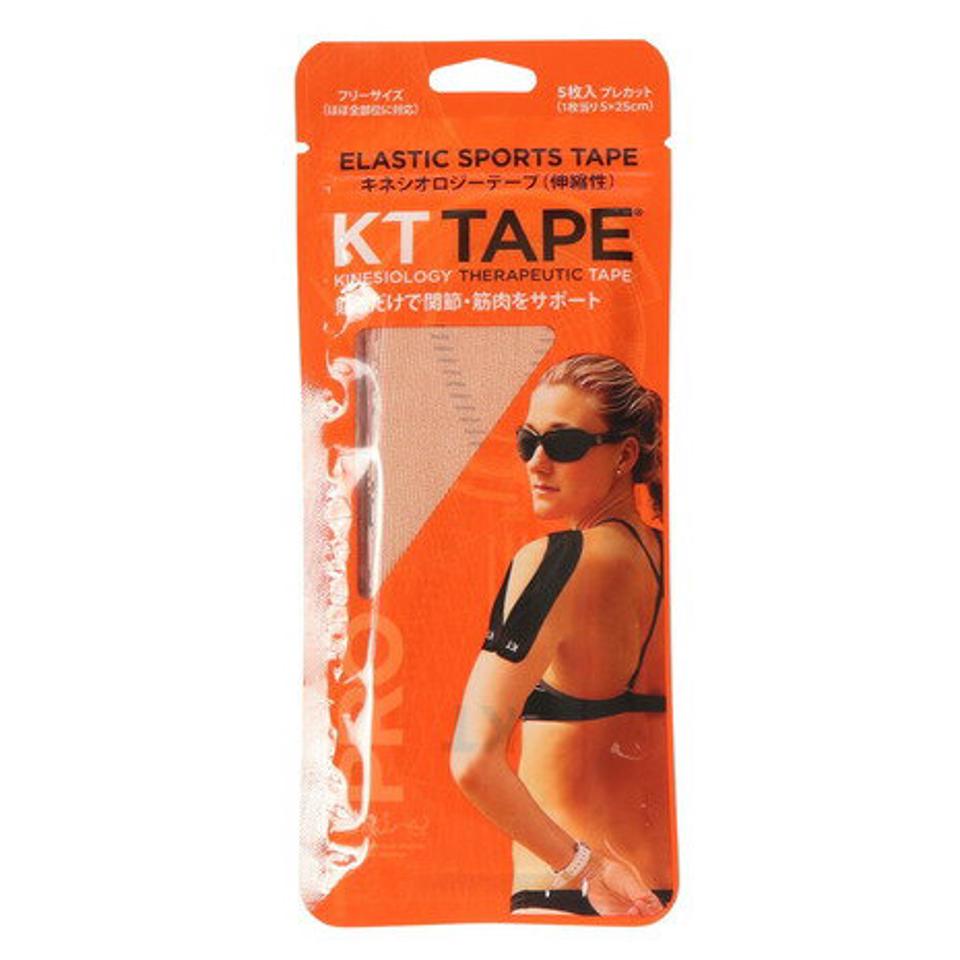キネシオロジテーププロ(KT TAPE PRO)(メンズ、レディース)PRO POUCH 5枚入り ステルスベージュ KTPR5/SBE