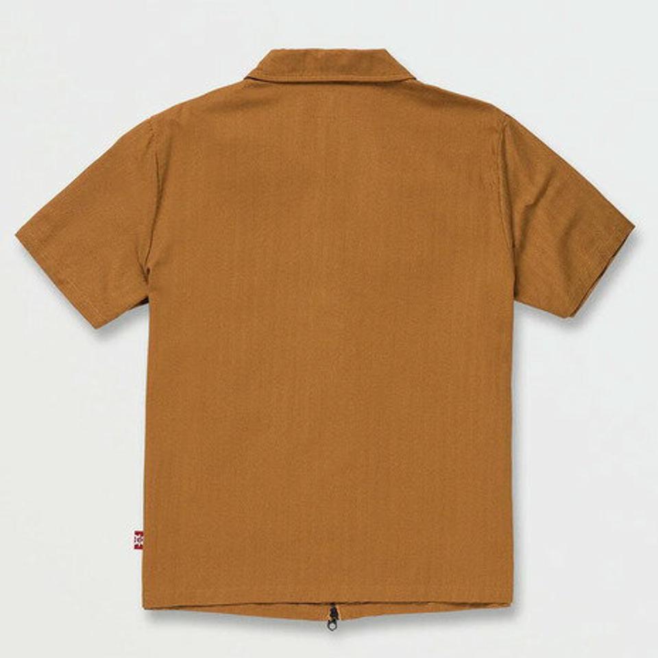 【20%OFFクーポン対象！6/28まで】ボルコム（Volcom）（メンズ）半袖シャツ メンズ TOKYO TRUE WOVEN 23SP A0412311 RUBBER