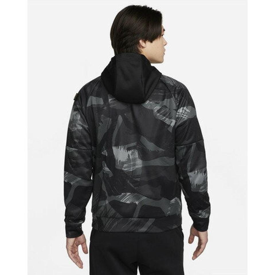 ナイキ(NIKE)(メンズ)プルオーバー Therma-FIT カモ ロングスリーブ フーディ AOP DQ6950-010