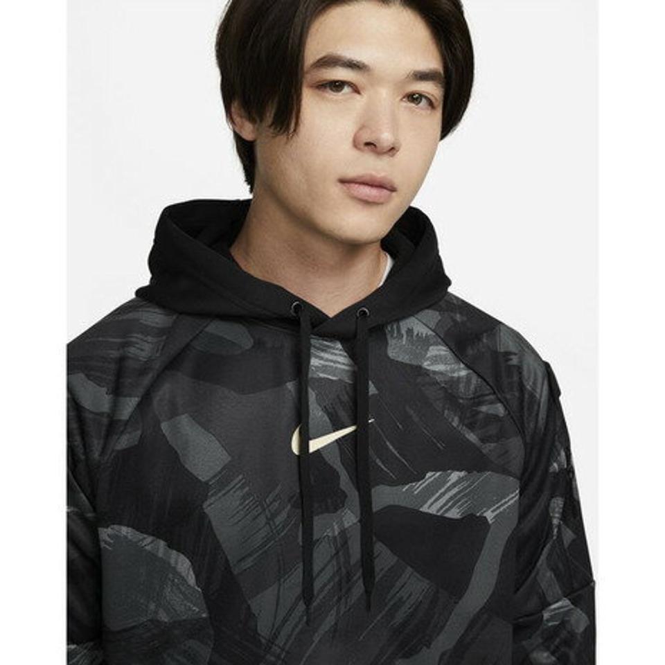 ナイキ(NIKE)(メンズ)プルオーバー Therma-FIT カモ ロングスリーブ フーディ AOP DQ6950-010