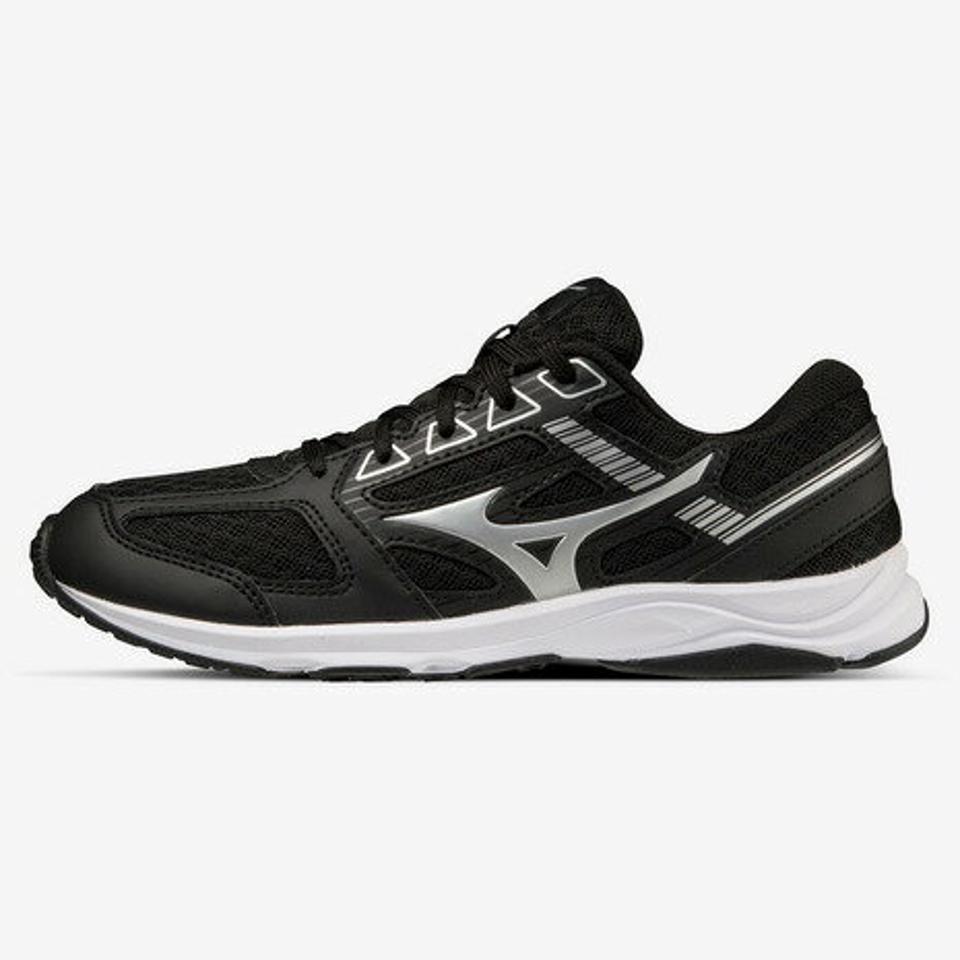 ミズノ（MIZUNO）（キッズ）ジュニアスポーツシューズ スピードスタッズ 3 ブラック シルバー K1GC223901 スニーカー 運動会 登校
