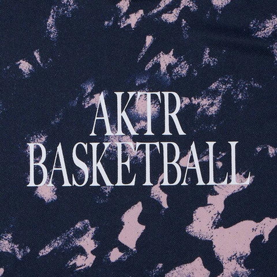 アクター(AKTR)(メンズ、レディース)バスケットボールウェア ゴースト カモ E.B. SPORTS 半袖Tシャツ 222-012005 NV