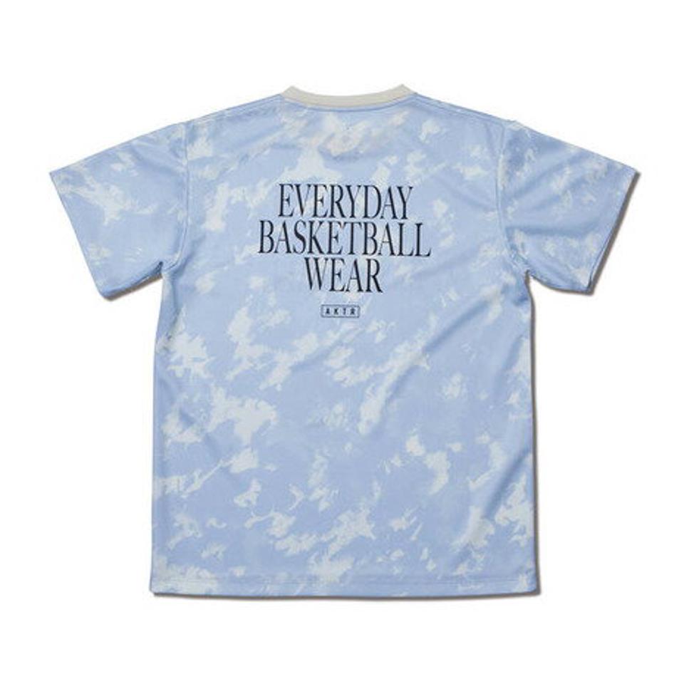 アクター(AKTR)(メンズ、レディース)バスケットボールウェア ゴースト カモ E.B. SPORTS 半袖Tシャツ 222-012005 BL
