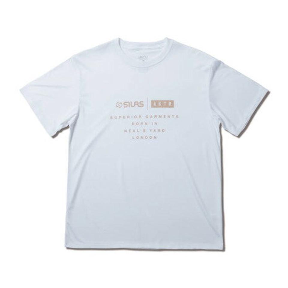 アクター(AKTR)(メンズ、レディース)バスケットボールウェア SILAS 半袖Tシャツ 121-073005 WH
