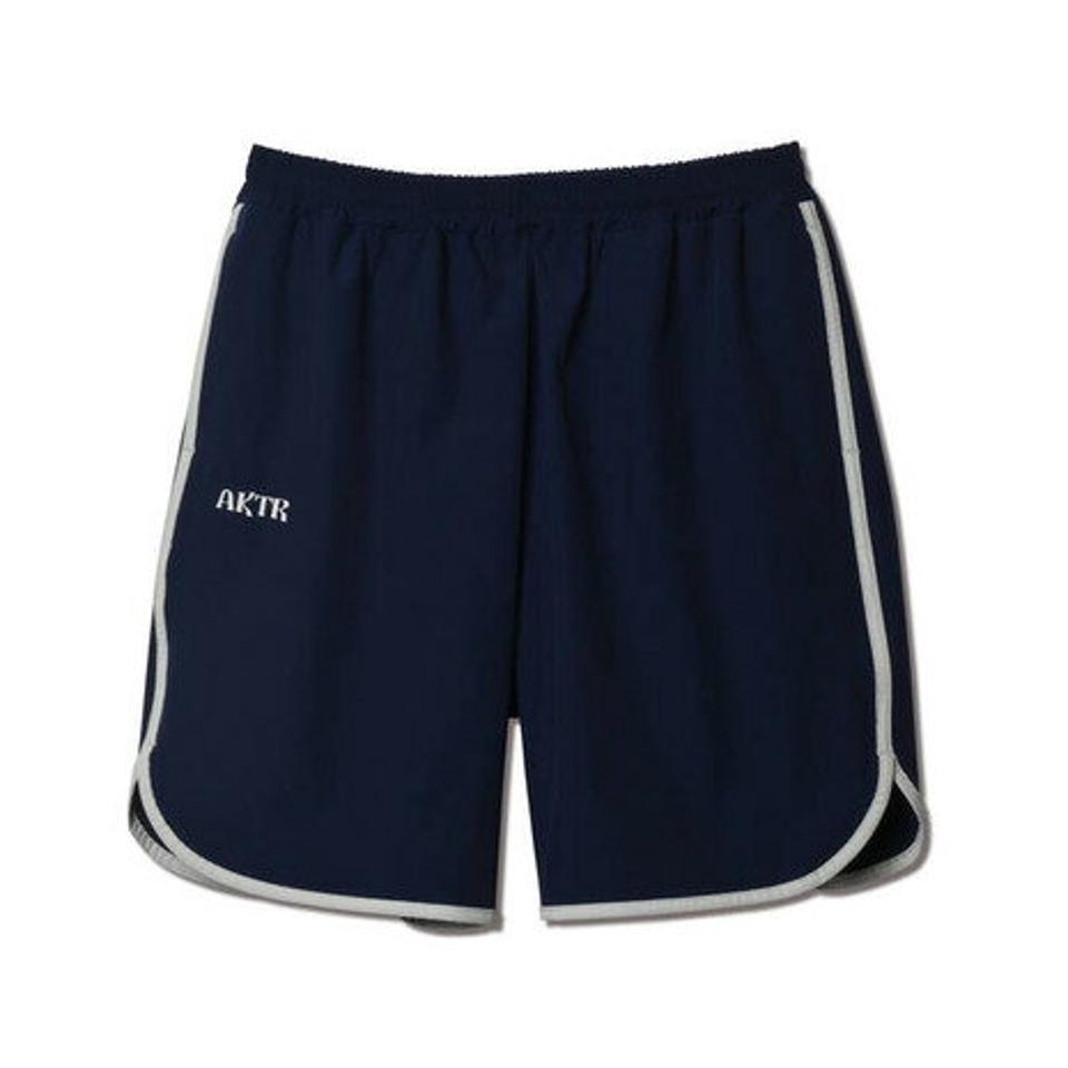 アクター(AKTR)(メンズ、レディース)バスケットボールウェア バスパン BREEZE PIPING ショートパンツ 221-059002 NV