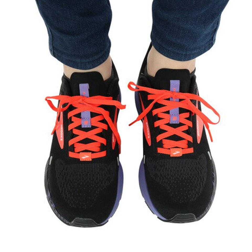 ブルックス（BROOKS）（レディース）ランニングシューズ ローンチ9 ブラック BRW3732 BLK/P スニーカー ジョギング トレーニング 軽量 クッション性