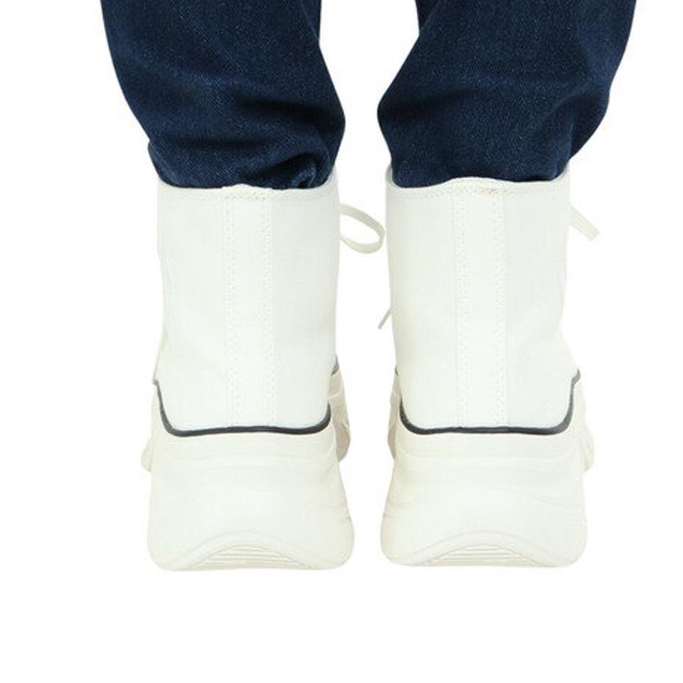 スケッチャーズ（SKECHERS）（レディース）カジュアルシューズ ファンキー ストリート グルーヴ ウェイ ホワイト 177430-WHT スニーカー 厚底 ハイカット