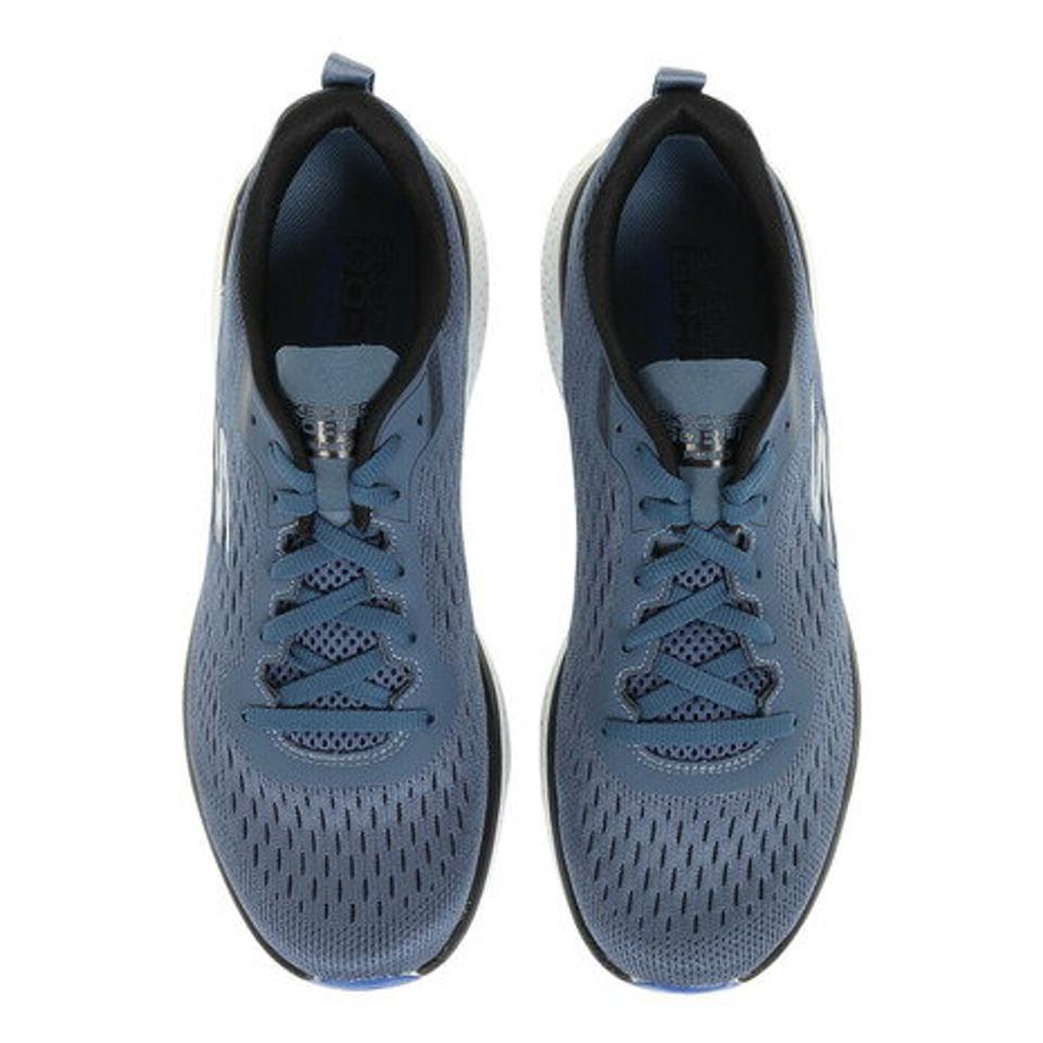 スケッチャーズ（SKECHERS）（メンズ）ランニングシューズ ゴー ラン ピュア 3 グレー 246034-SLT スニーカー ジョギング ウォーキング 軽量 クッション