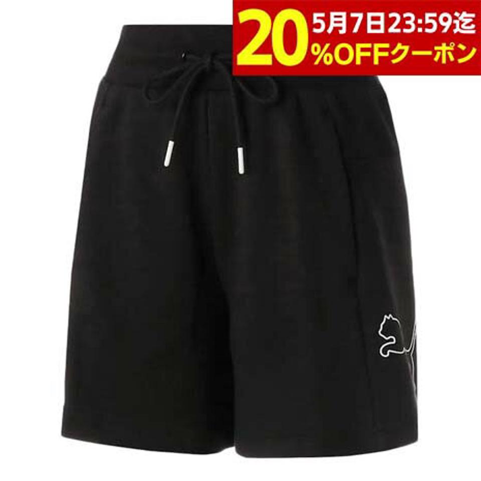 プーマ(PUMA)(レディース)パンツ レディース PUMA POWER カラーブロック ショーツ 675583 01 BLK