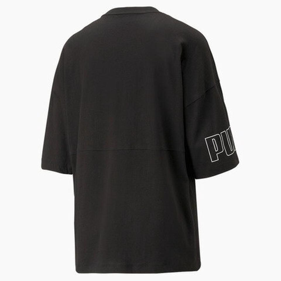 プーマ(PUMA)(レディース)半袖Tシャツ レディース PUMA POWER カラーブロック 675567 01 BLK