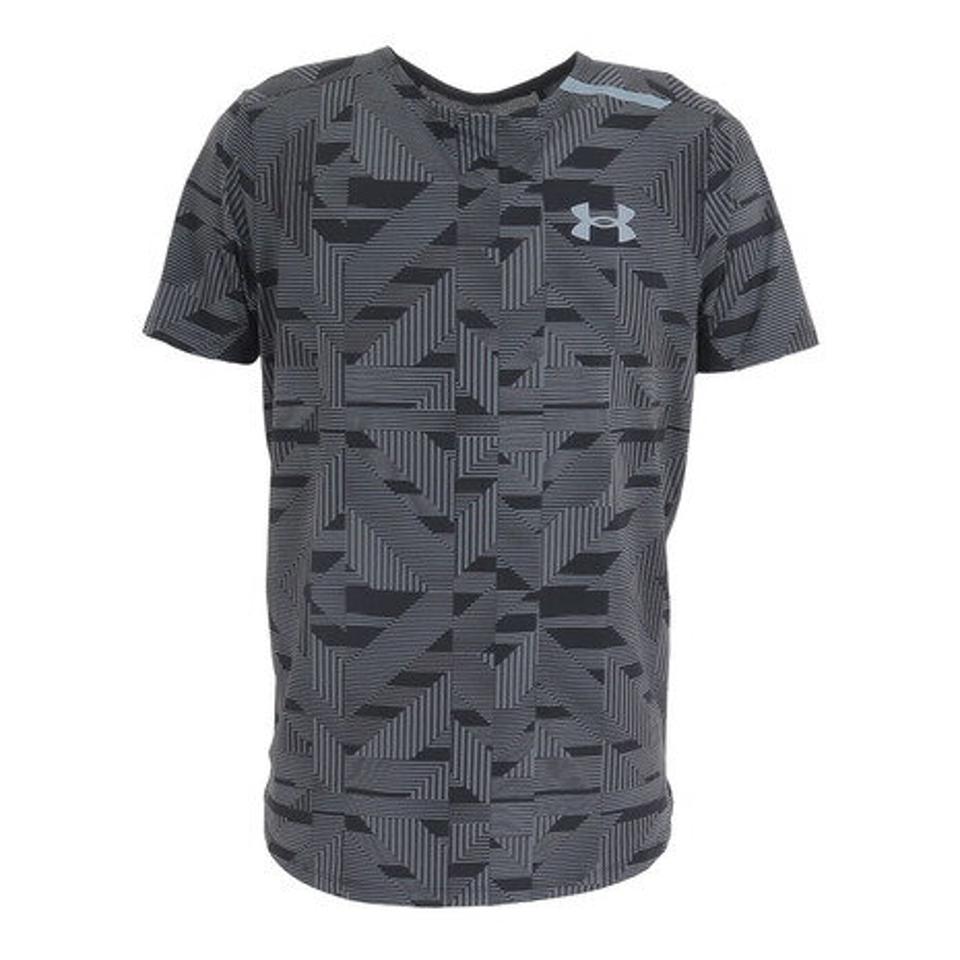 アンダーアーマー(UNDER ARMOUR)(メンズ)半袖Tシャツ メンズ 冷感 吸汗速乾 ISO-CHILL PRINTED 1378354 001