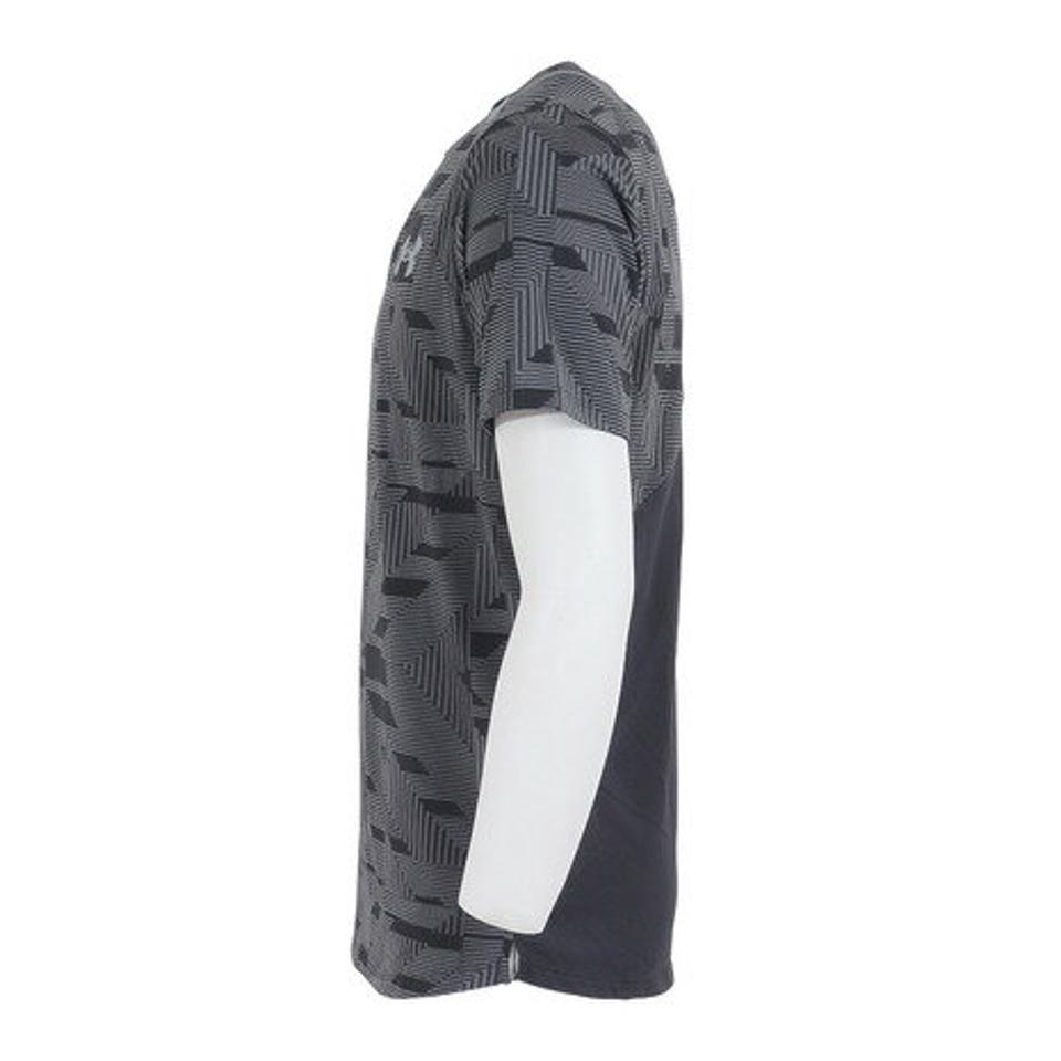 アンダーアーマー(UNDER ARMOUR)(メンズ)半袖Tシャツ メンズ 冷感 吸汗速乾 ISO-CHILL PRINTED 1378354 001