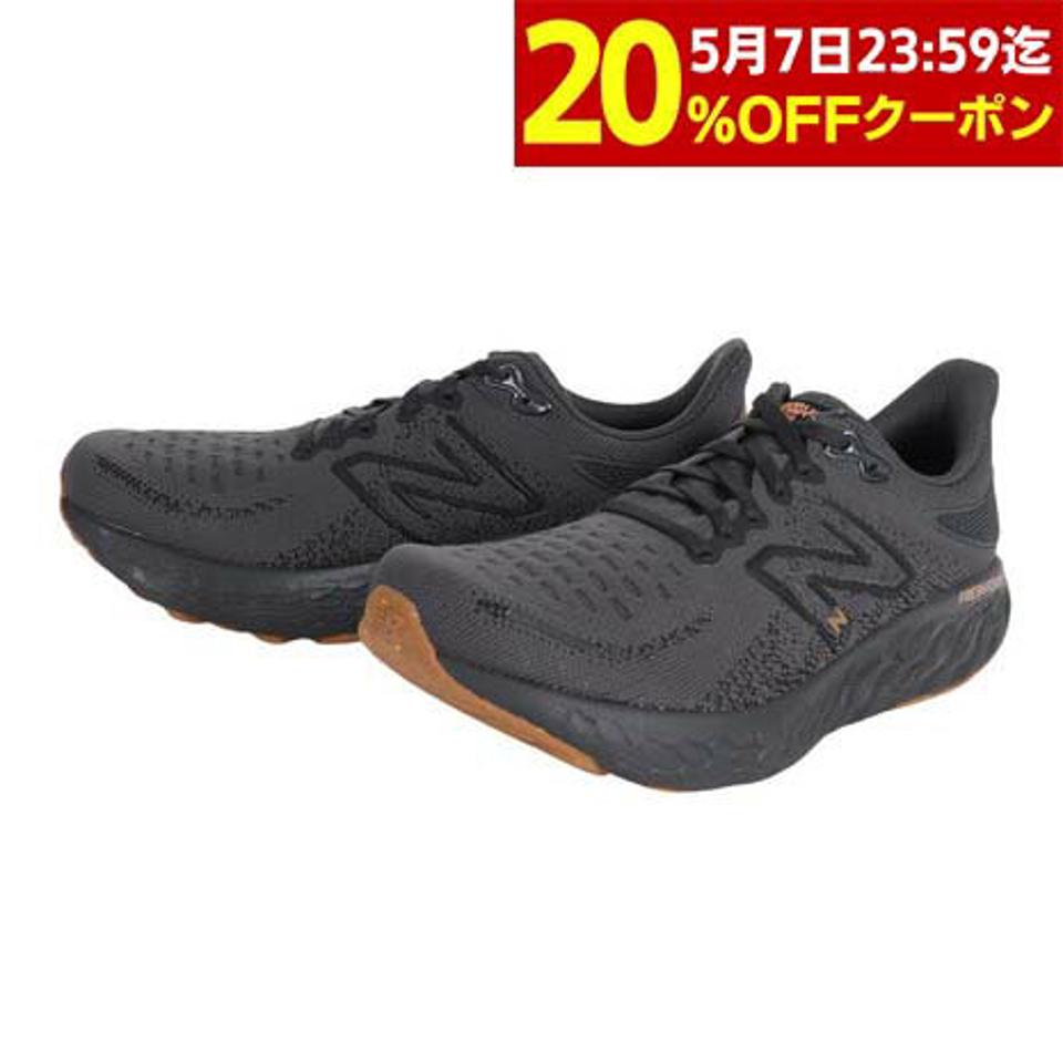 ニューバランス（new balance）（メンズ）ランニングシューズ フレッシュフォーム X 1080 v12 12K ブラック M108012K2E スニーカー ジョギング ウォーキング