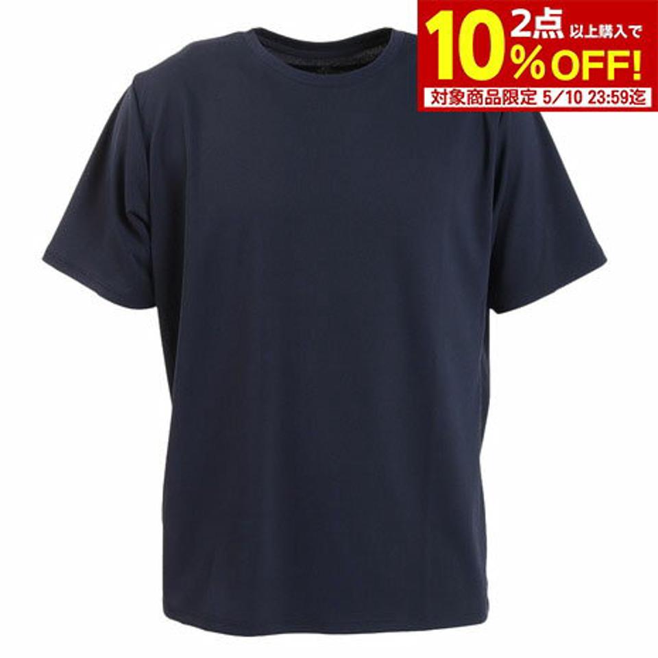 ジローム(GIRAUDM)(メンズ)ドライプラスmossstich プリント 半袖Tシャツ CT3S0016-TR863-GRES NVY