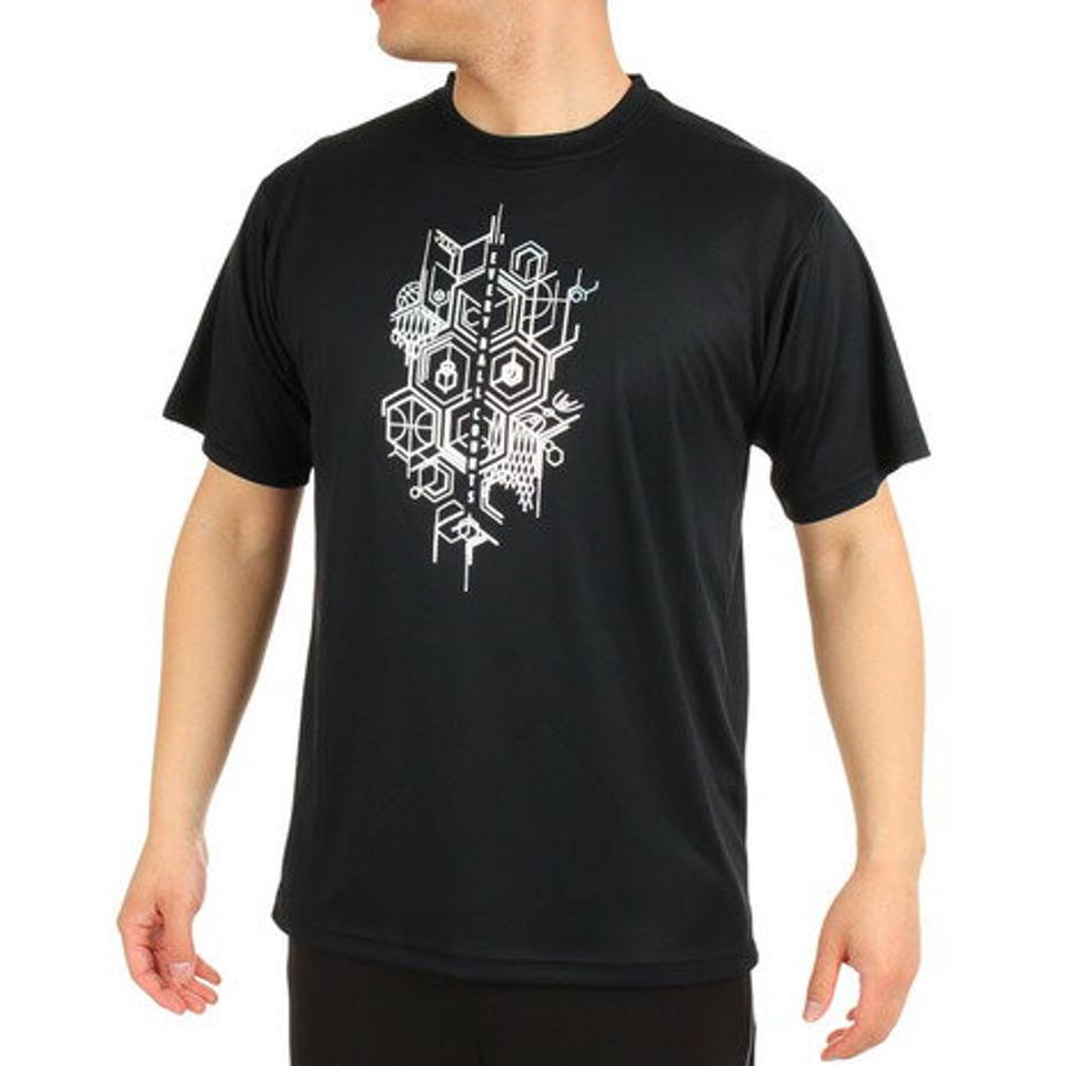 【3/25 24h限定 エントリー&対象3店舗買い回りで最大P10倍!】エックスティーエス(XTS)(メンズ)バスケットボールウェア ドライプラス 半袖Tシャツ 751TS3CD0004 BLK