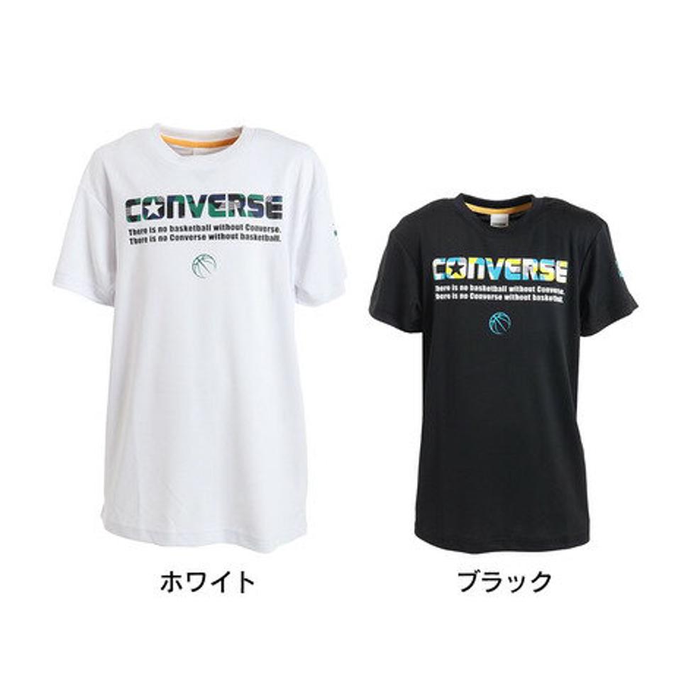 コンバース(CONVERSE)(キッズ)バスケットボールウェア ジュニア プリントTシャツ CB431354