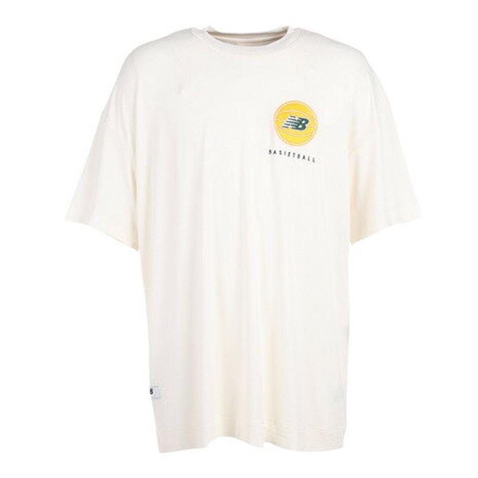 【20%OFFクーポン対象!5/7まで】ニューバランス(new balance)(メンズ)バスケットボールウェア 接触冷感 バックプリントTシャツ AMT35063SST
