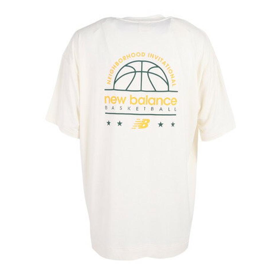 【20%OFFクーポン対象!5/7まで】ニューバランス(new balance)(メンズ)バスケットボールウェア 接触冷感 バックプリントTシャツ AMT35063SST