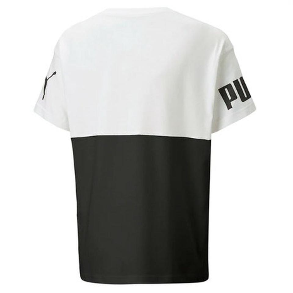 プーマ(PUMA)(キッズ)ボーイズ POWER 半袖 Tシャツ 675782 02 WHT