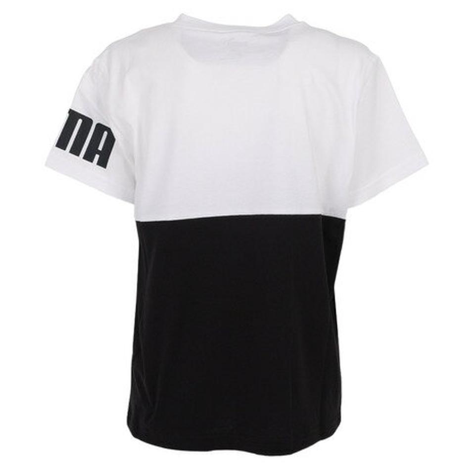 【3/25 24h限定 エントリー&対象3店舗買い回りで最大P10倍!】プーマ(PUMA)(キッズ)半袖 Tシャツ キッズ ボーイズ PUMA POWER 675170 02 WHT