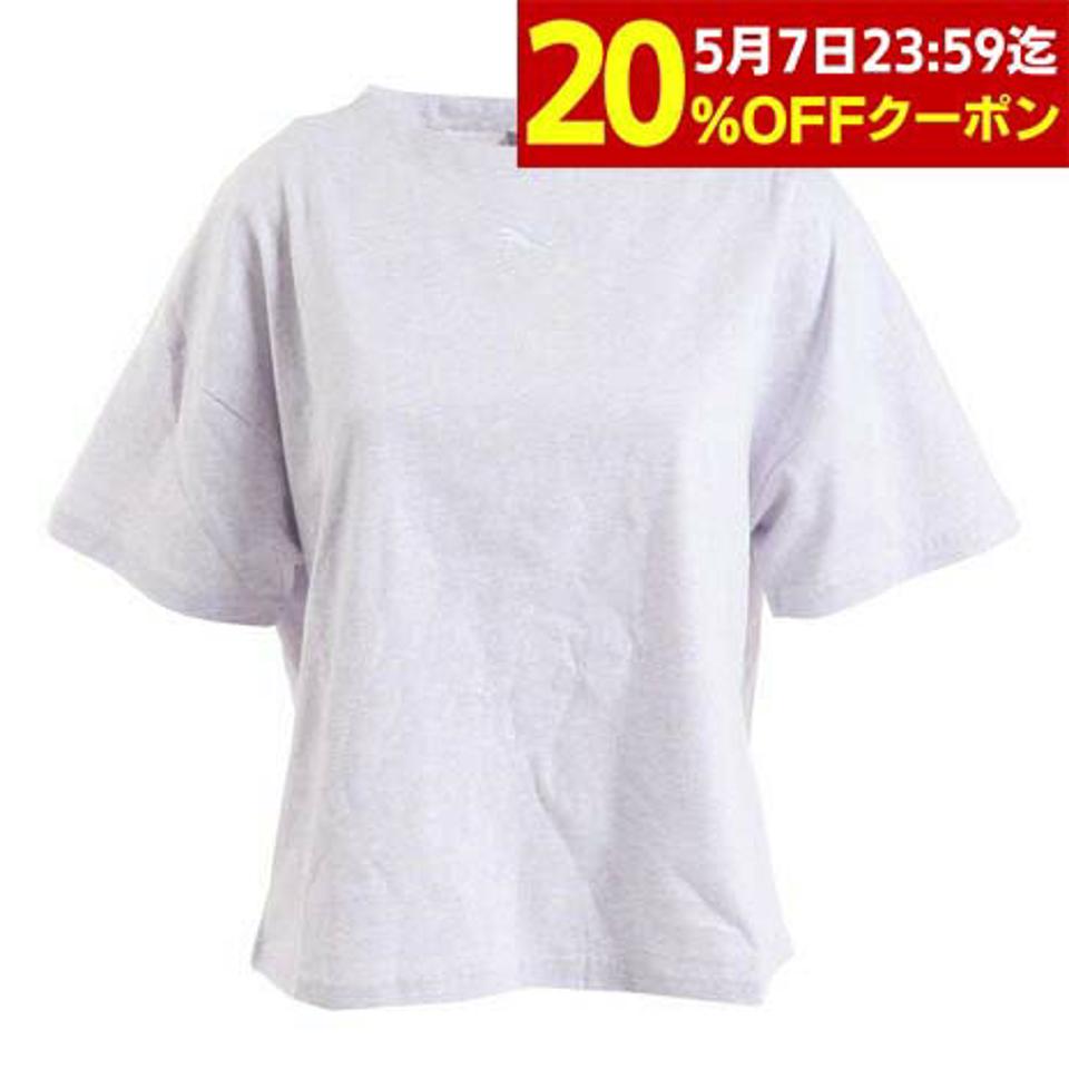 プーマ(PUMA)(レディース)半袖Tシャツ レディース 吸汗速乾 PTC ネップ 674939 68 LVD