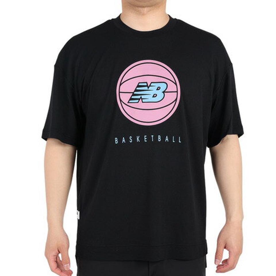 ニューバランス(new balance)(メンズ)バスケットボールウェア バスケットボールロゴショートスリーブTシャツ AMT35069