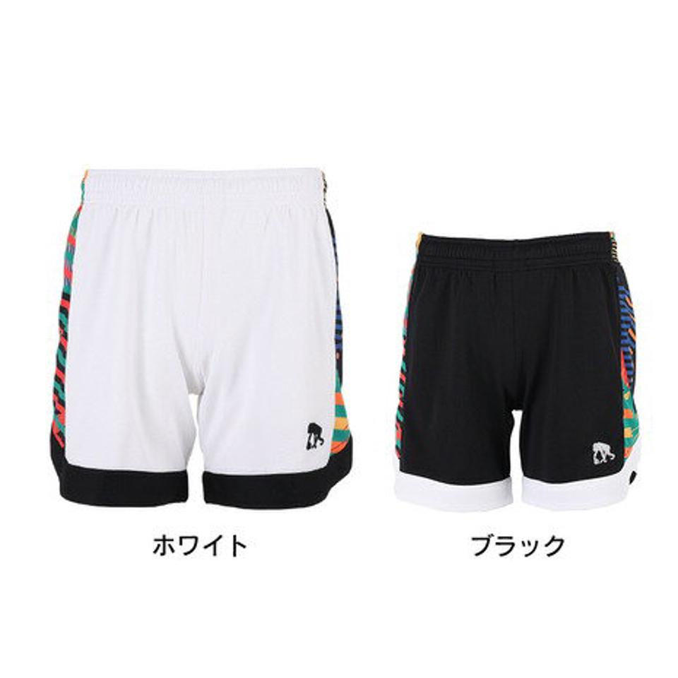 エゴザル(EGOZARU)(メンズ)バスケットボールウェア カットオフ ワイドジオメトリック ショートパンツ EZHP-S2304