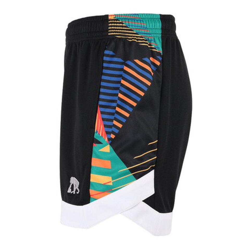 エゴザル(EGOZARU)(メンズ)バスケットボールウェア カットオフ ワイドジオメトリック ショートパンツ EZHP-S2304