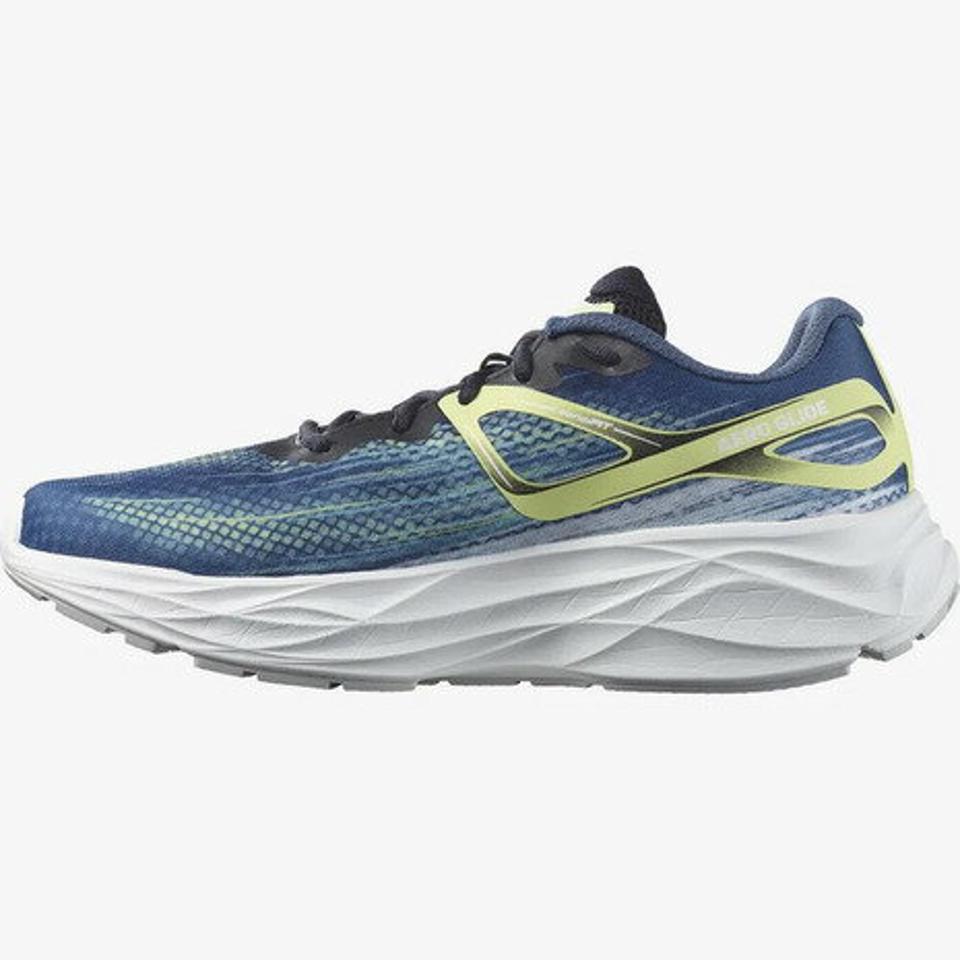 サロモン（SALOMON）（メンズ）ランニングシューズ エアロ グライド M BLUE AS ブルー L47049200 スニーカートレーニング ジョギング