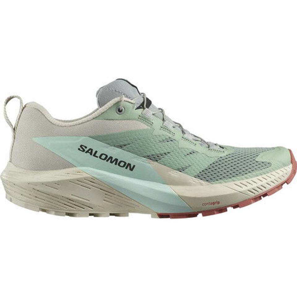 サロモン（SALOMON）（レディース）ランニングシューズ センスライド 5 LILY/RA グレー L47212300 スニーカー トレイルラン マラソン トレーニング