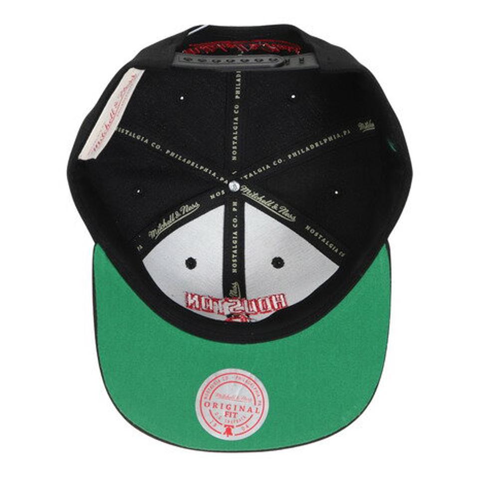ミッチェルアンドネス（Mitchell&Ness）（メンズ）キャップ FRONT LOADED スナップバック HOU HHSS2998-HROYYPPPBLCK