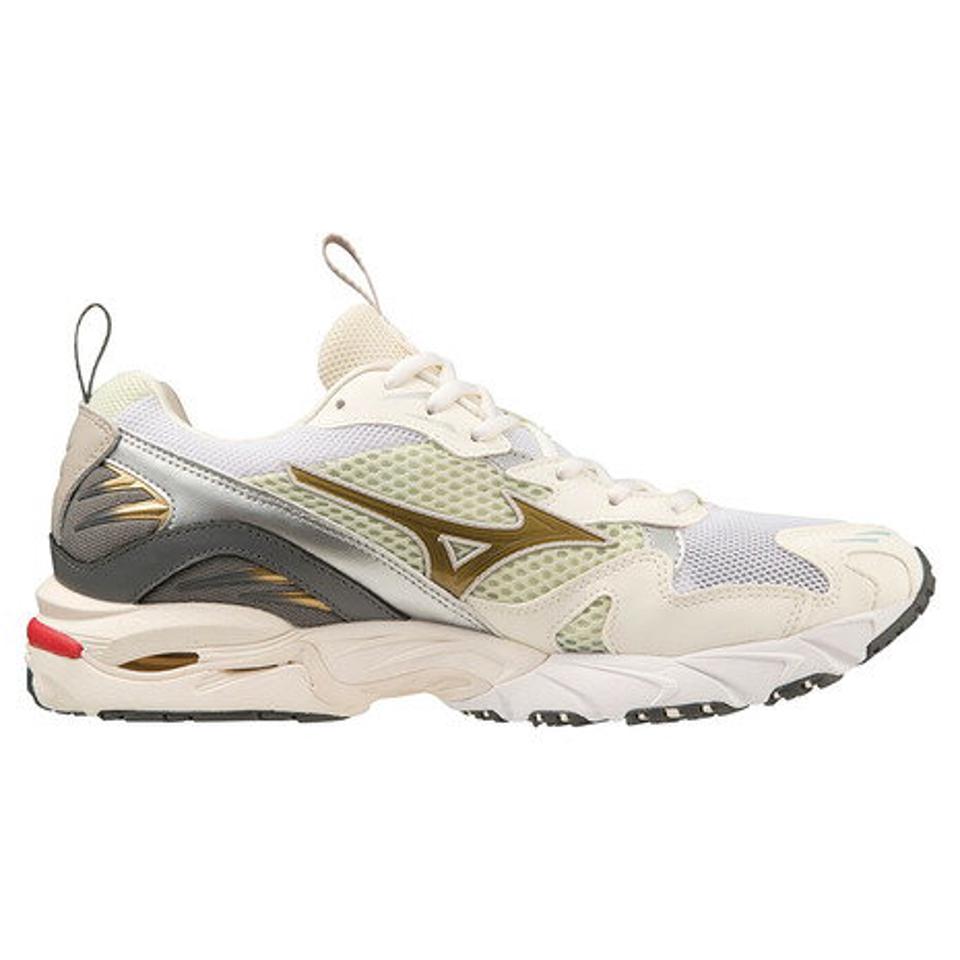 ミズノ（MIZUNO）（メンズ、レディース）カジュアルシューズ ウエーブ ライダー 10 オフホワイト D1GA331201 スニーカー デイリーユース タウン