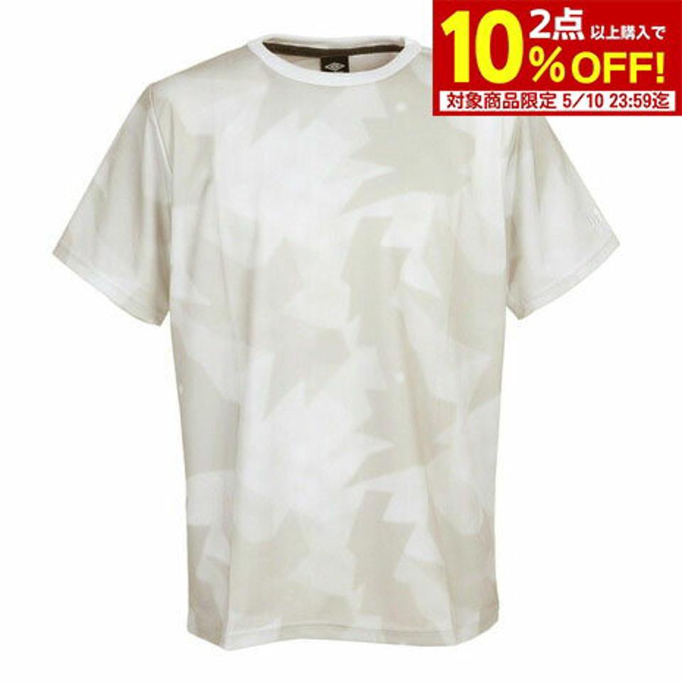 アンブロ(UMBRO)(メンズ、レディース)半袖Tシャツ メンズ ENGLAND CAMO グラフィックULUTJA54 WHT