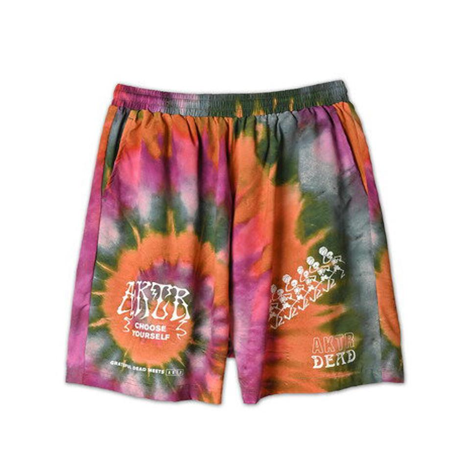 アクター(AKTR)(メンズ)バスケットボールウェア xGRATEFUL DEAD SHORT WIDE パンツ 221-104002 RD
