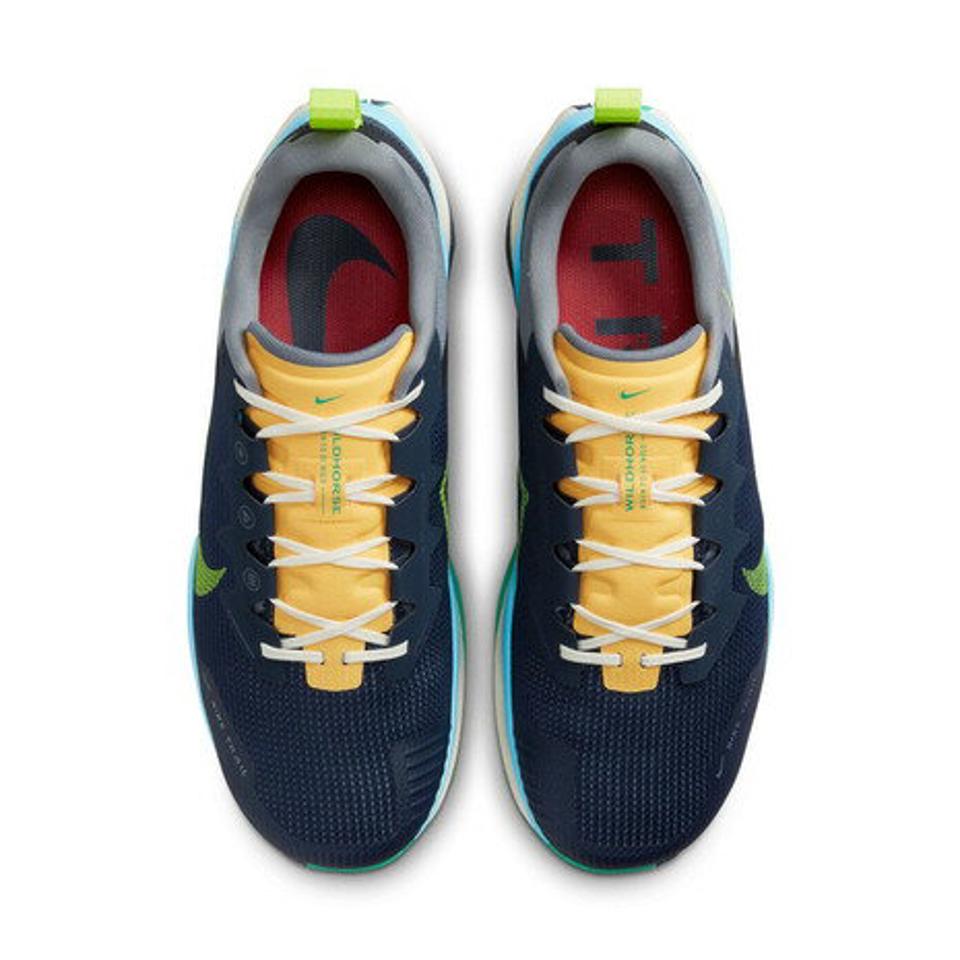 ナイキ（NIKE）（メンズ）ランニングシューズ リアクト ワイルドホース 8 ブルー DR2686-400 スニーカー トレイルラン トレーニング オフロード