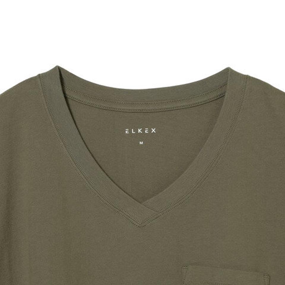 エルケクス(ELKEX)(レディース)半袖Tシャツ EKL3S11004 KHK