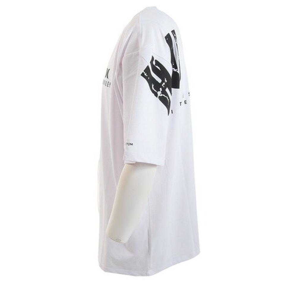 【1/25 24h限定 エントリー&対象3店舗買い回りで最大P10倍!】ハーレー(HURLEY)(メンズ)半袖Tシャツ メンズ プリントオーバーサイズ バックロゴ MSS2310029-WHT