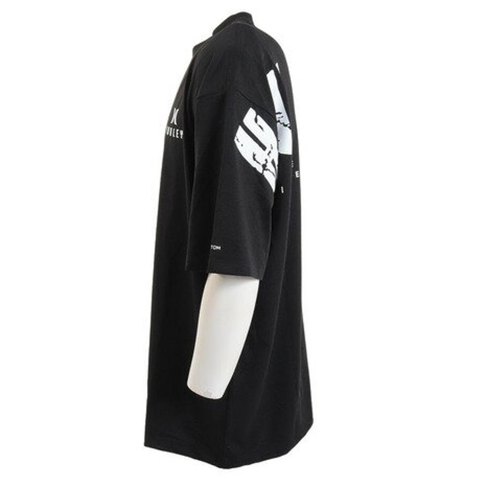 【1/25 24h限定 エントリー&対象3店舗買い回りで最大P10倍!】ハーレー(HURLEY)(メンズ)半袖Tシャツ メンズ プリントオーバーサイズ バックロゴ MSS2310029-BLK