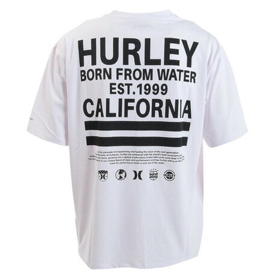 【1/25 24h限定 エントリー&対象3店舗買い回りで最大P10倍!】ハーレー(HURLEY)(メンズ)半袖Tシャツ メンズ PHNTM オーバーサイズ BFW MSS2310028-WHT