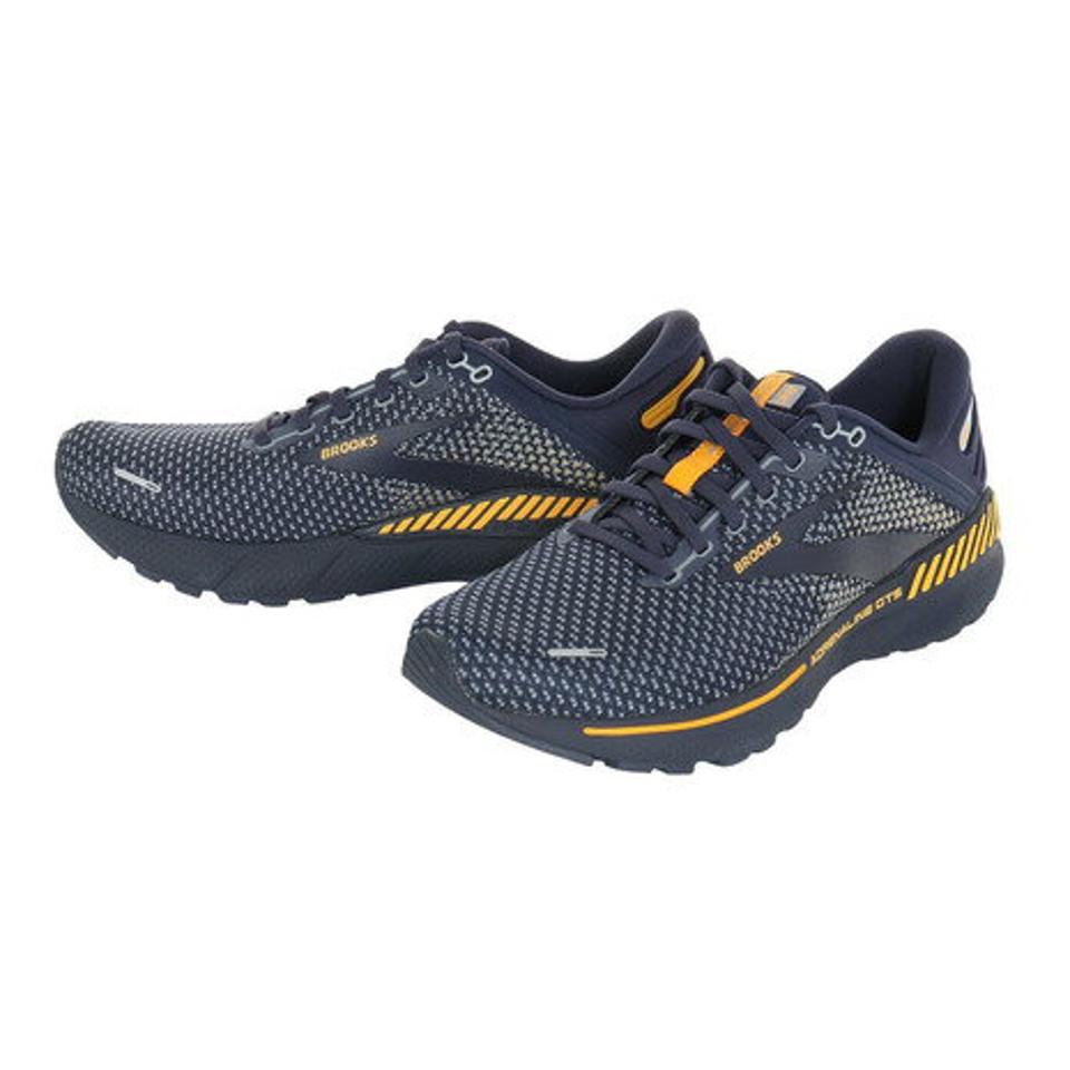 ブルックス（BROOKS）（メンズ）ランニングシューズ アドレナリンGTS22 ネイビー BRM3663 NB/NB スニーカー ジョギング ウォーキング クッション