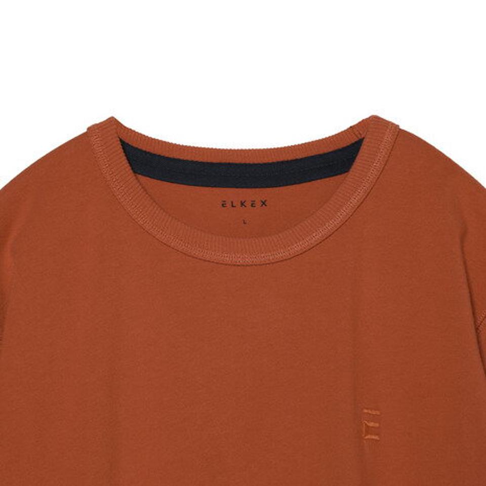 エルケクス(ELKEX)(メンズ)ベーシック クルーネック半袖Tシャツ EKM3S10005 ORG