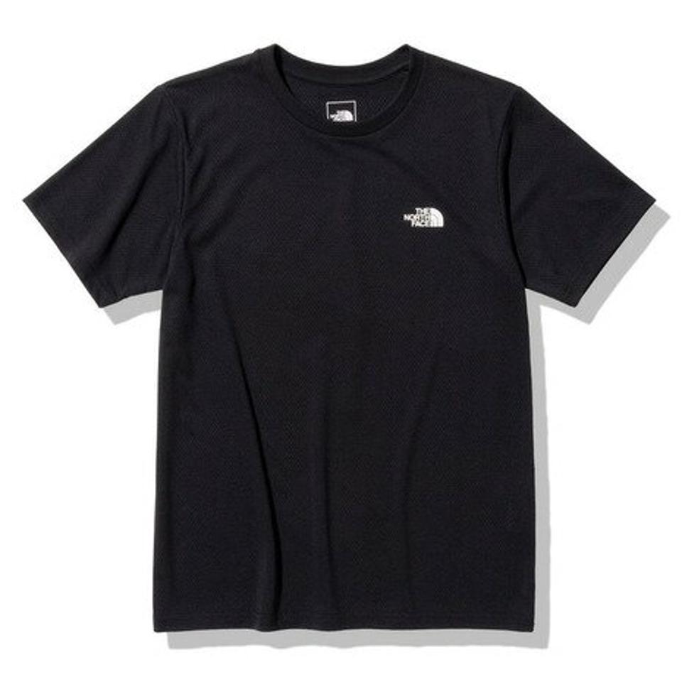 ノースフェイス(THE NORTH FACE)(メンズ)ショートスリーブトレイルスタンプメッシュTシャツ NT32370 K