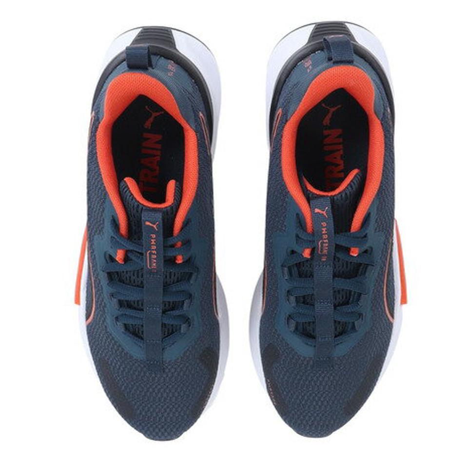 プーマ（PUMA）（メンズ）スポーツシューズ パワーフレーム 2 紺 こん ネイビー 37797007 スニーカー カジュアル クッション 軽量 反発力 フィットネス