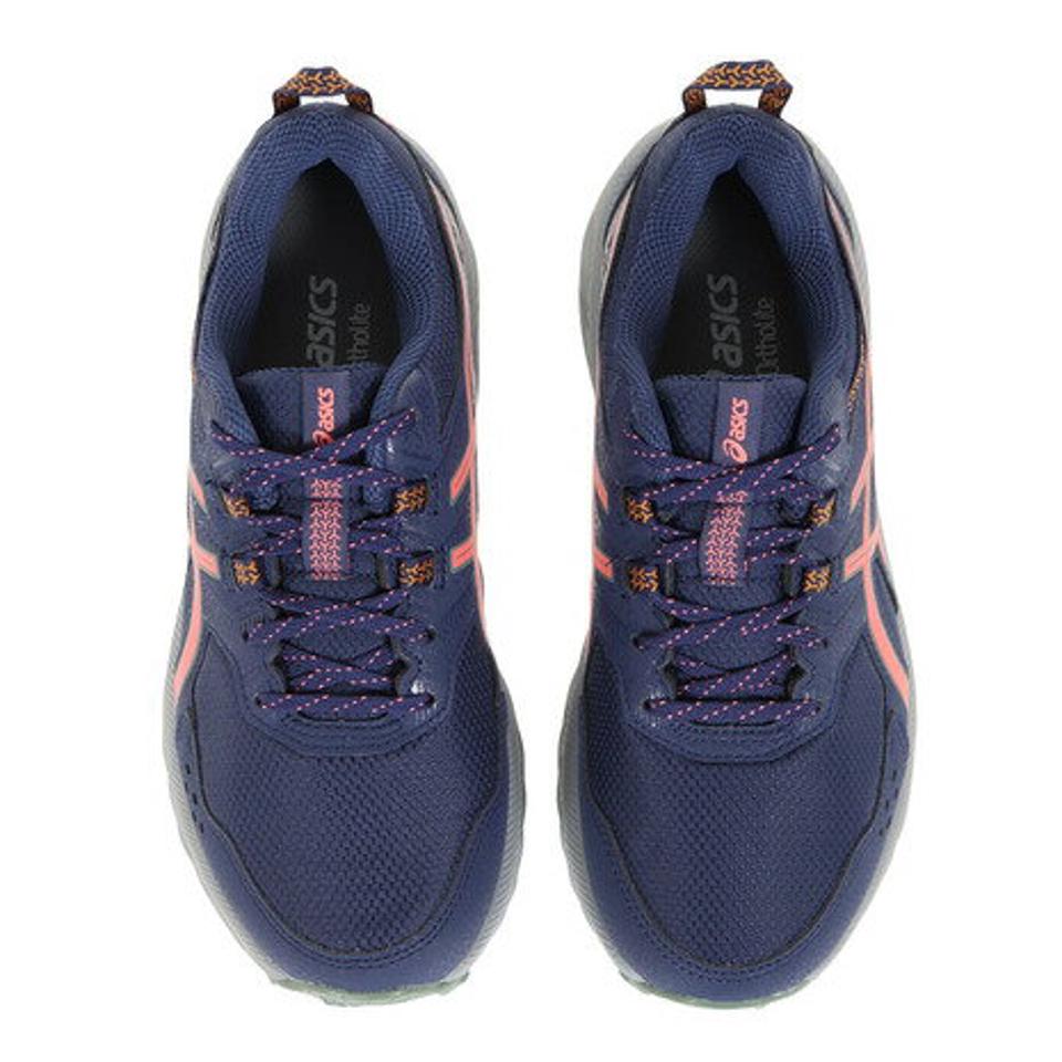 アシックス（ASICS）（レディース）ランニングシューズ ゲル ベンチャー 9 WIDE ネイビー 1012B314.400 スニーカー トレイルラン クッション 軽量