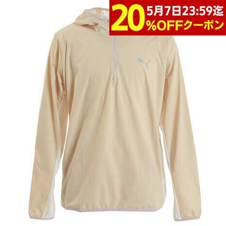 プーマ(PUMA)(メンズ)パーカー メンズ STYLE TECH ハーフジップ プルオーバー 676858 88 BEG