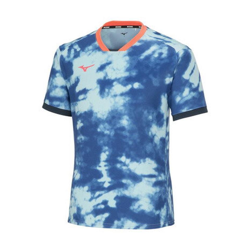 【10%OFFクーポン対象!6/16 1:59迄】ミズノ(MIZUNO)(メンズ、レディース)バドミントンウェア ゲームTシャツ 72MAA00325