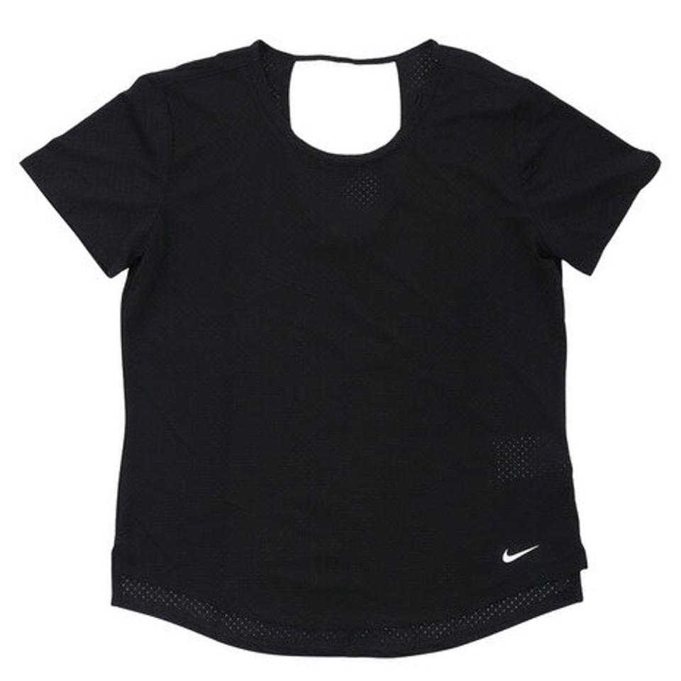 ナイキ(NIKE)(レディース)半袖Tシャツ レディース 黒 Dri-FIT ワン ブリーズ DX0132-010