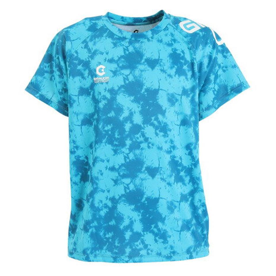 ジローム(GIRAUDM)(キッズ)半袖Tシャツ キッズ ドライプラス タイダイ CT3S0068-TR865-GRES BLU